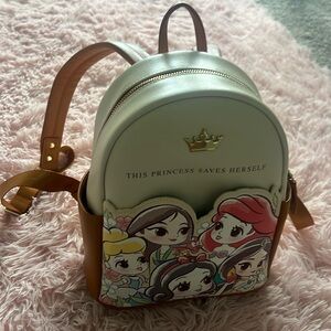 Loungefly Disney Princess Chibi Characters Backpack